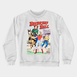 Broncho Bill Prisoner Cowboy Western Retro Comic Crewneck Sweatshirt